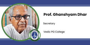 Vedic PG College, Secretary: Prof. Ghanshyam Dhar Interview